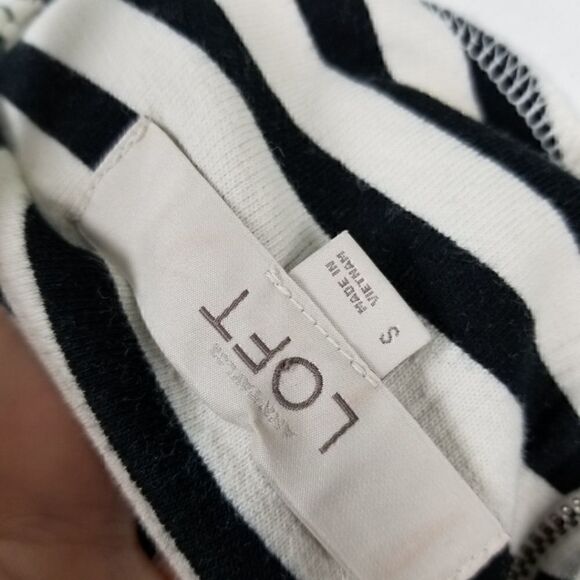 LOFT Striped Embellished Shift Dress Small - Picture 5 of 7